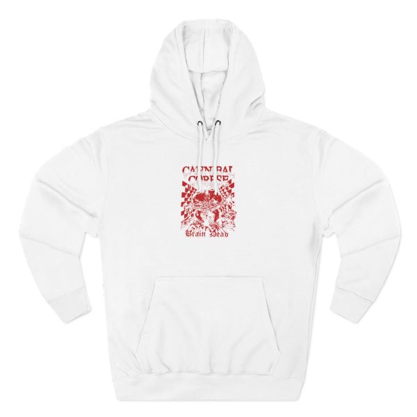 Cannibal Corpse X Brain Dead Splatter Brain Three-Panel Fleece Hoodie